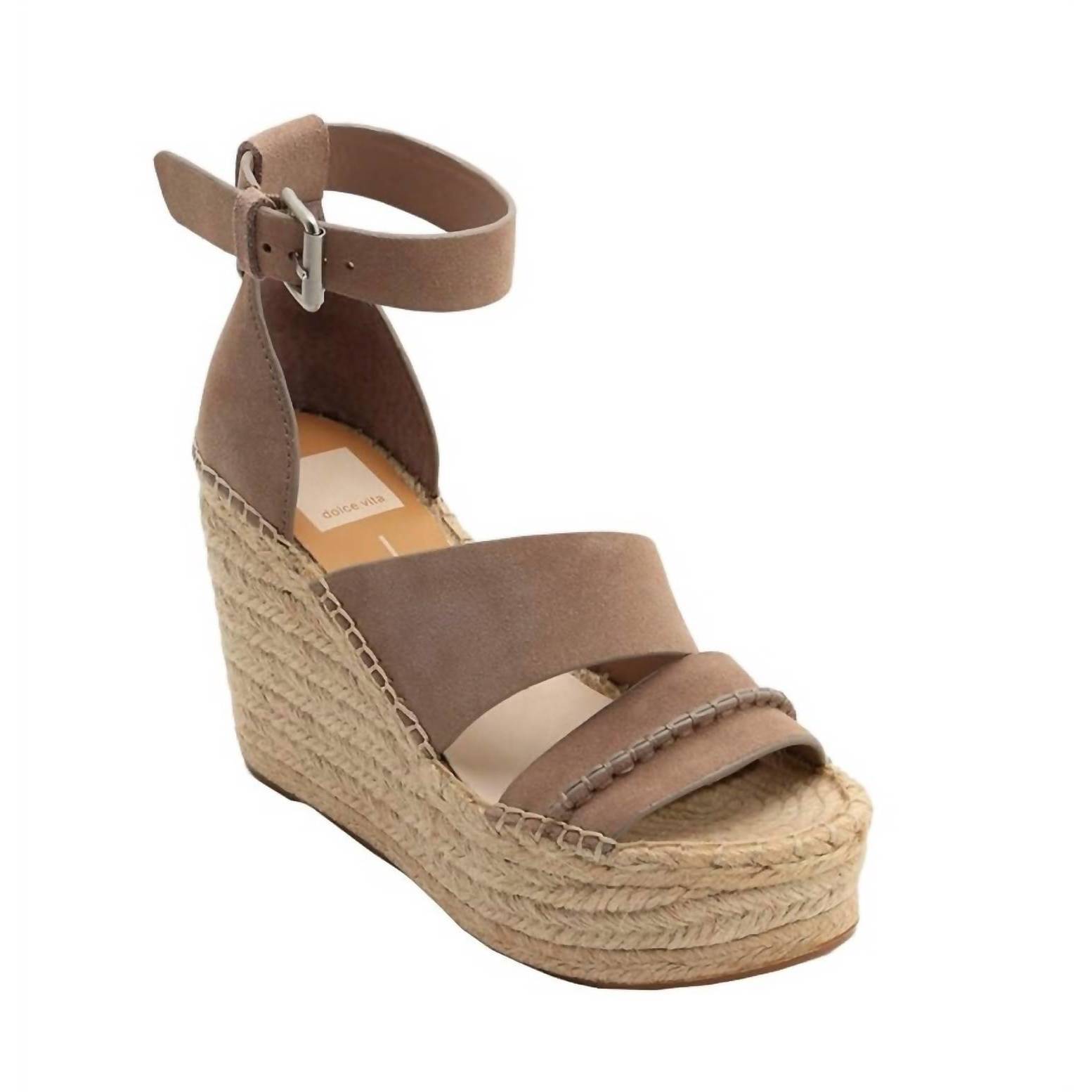 New Dolce Vita Women's Simi Wedge Sandal In Almond